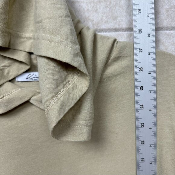 Kinetix Lightweight Hoodie Pullover Long Sleeve Casual Top Tan Beige S NWT - Picture 7 of 10